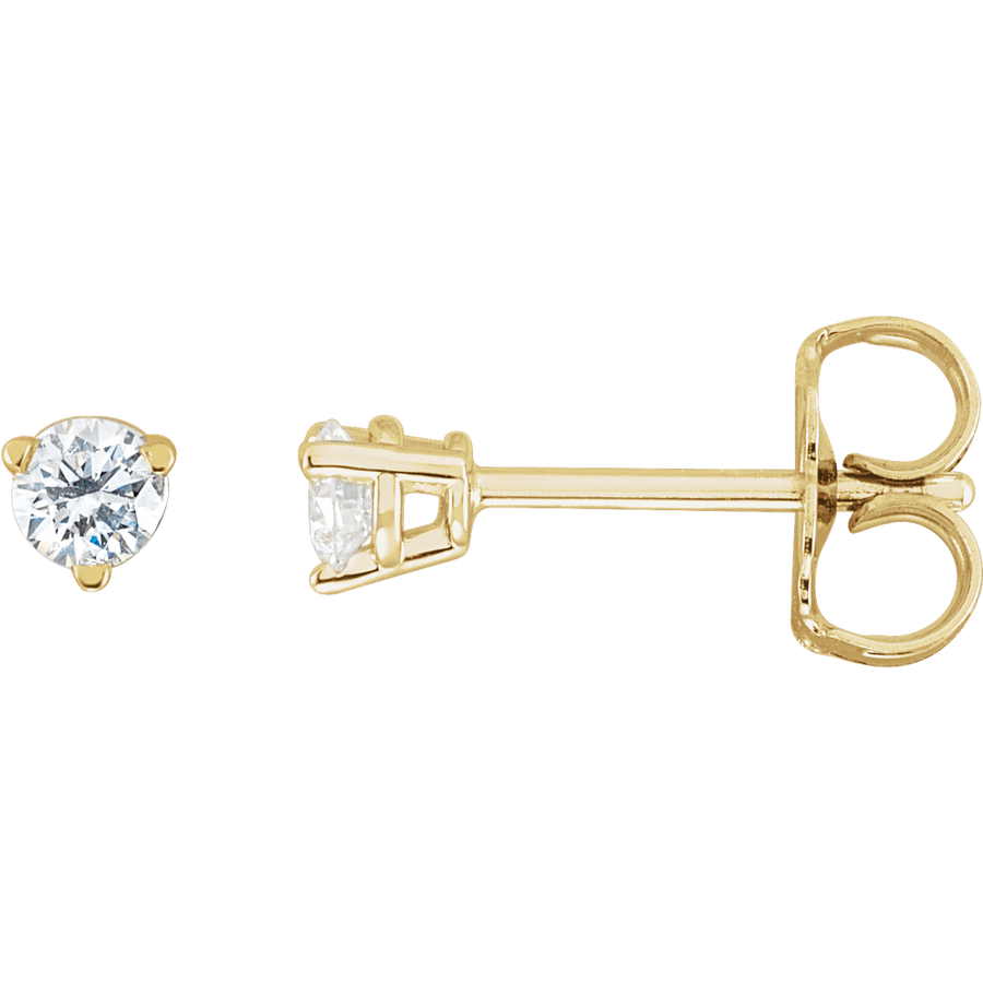 Classic Round Diamond Studs (3 mm • 0.20 CTW total)