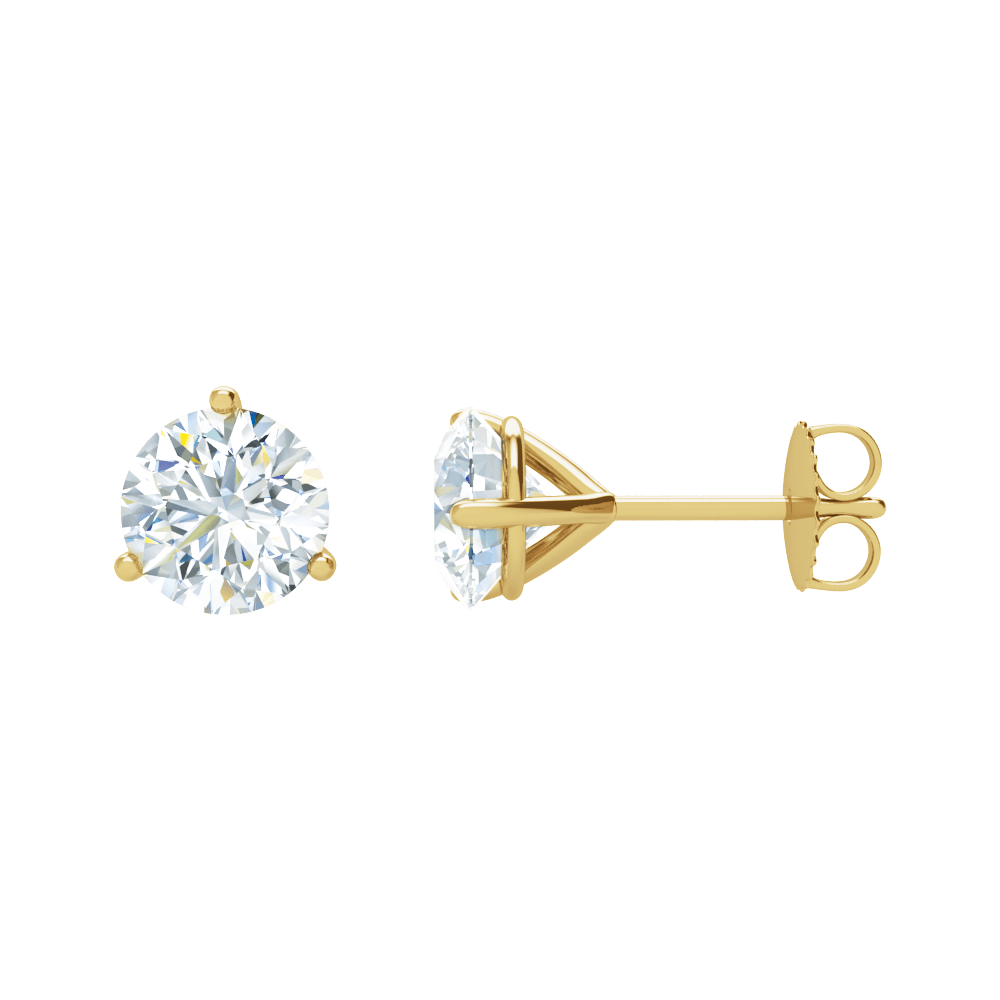 Classic Round Diamond Studs (3 mm • 0.20 CTW total)