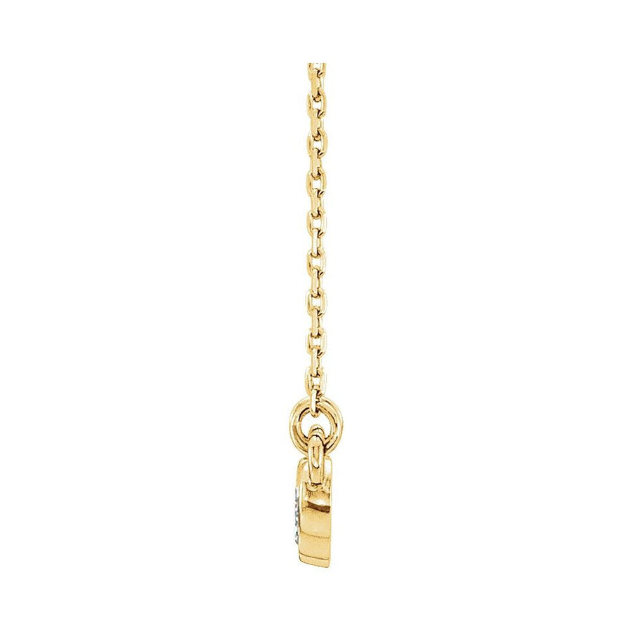 Diamond Bar Necklace – 14K Gold (1/3 CTW, 5-Stone)