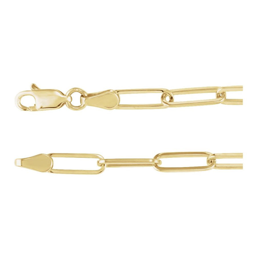 Paperclip Chain – 14K Gold, 3.85mm