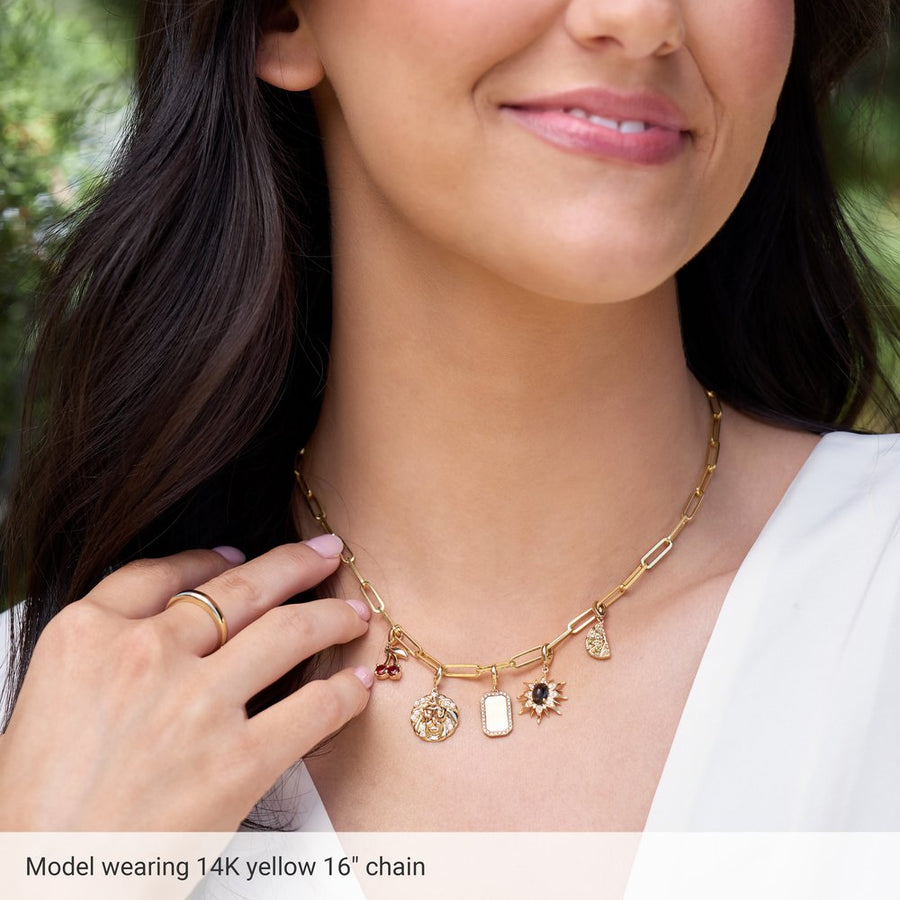 Paperclip Chain – 14K Gold, 3.85mm