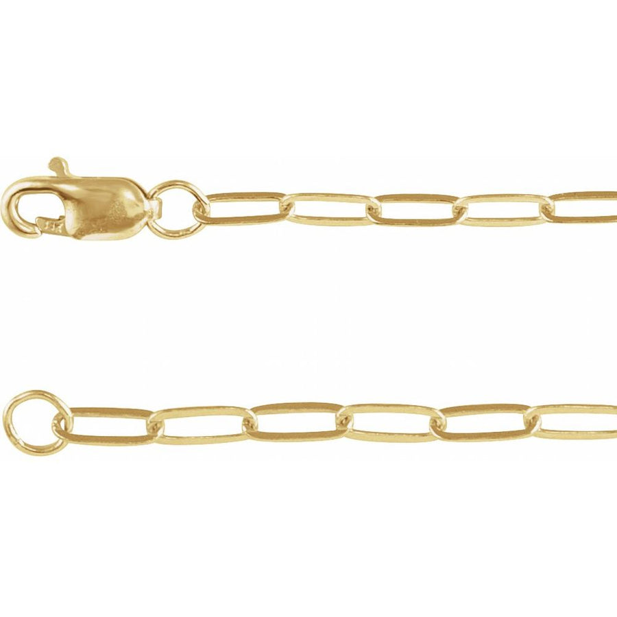 Paperclip Chain – 10K & 14K Gold