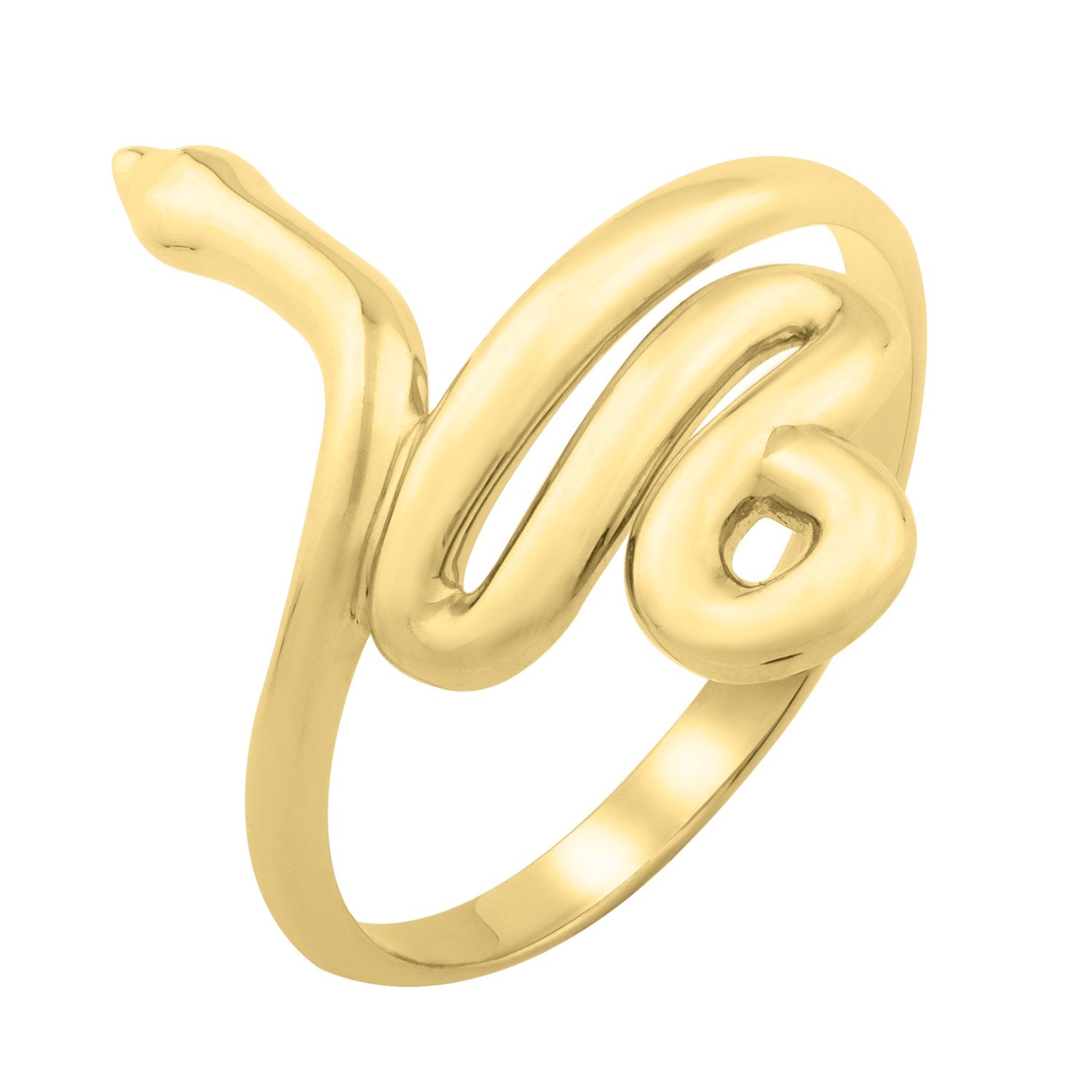 Snake Ring – 14K Yellow Gold