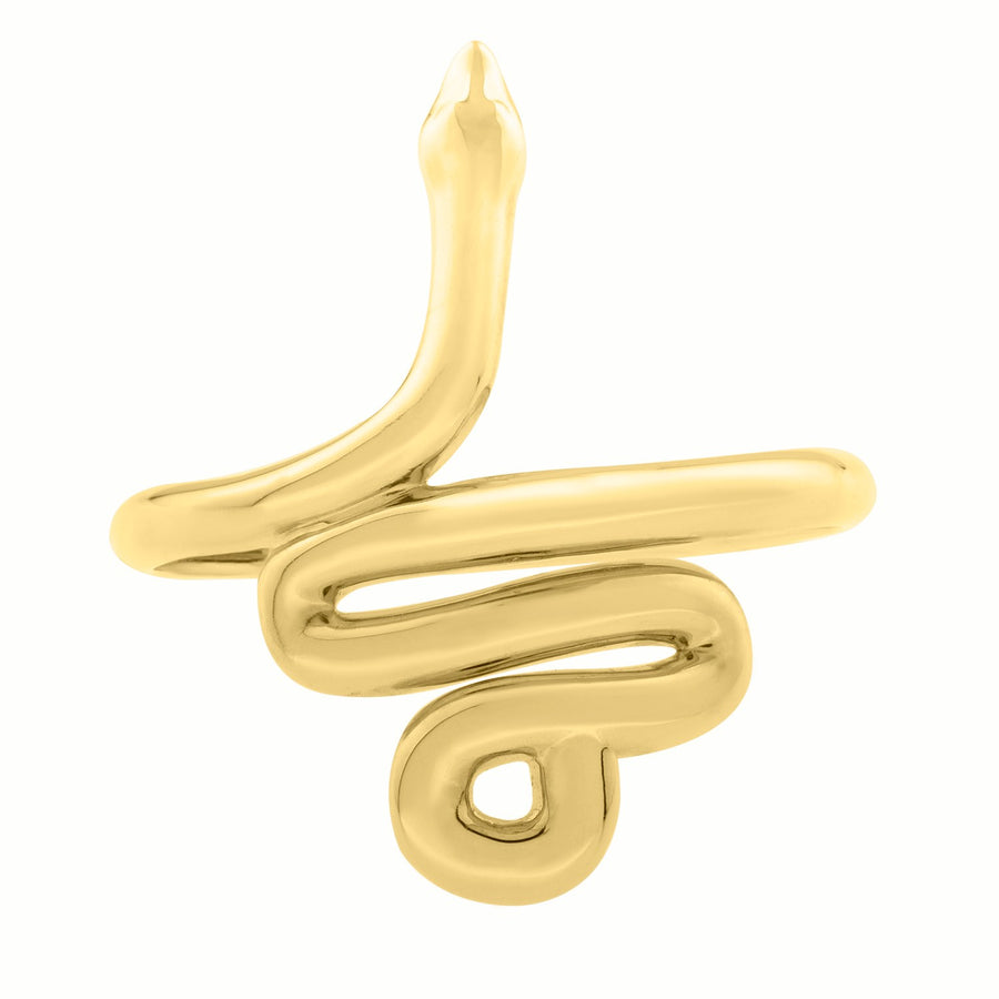 Snake Ring – 14K Yellow Gold