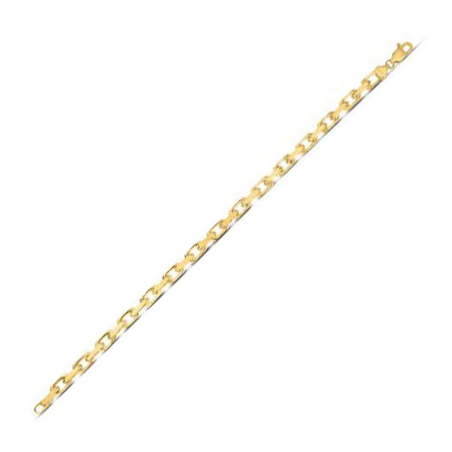 French Cable Link Chain – 14K Yellow Gold (4.80mm)